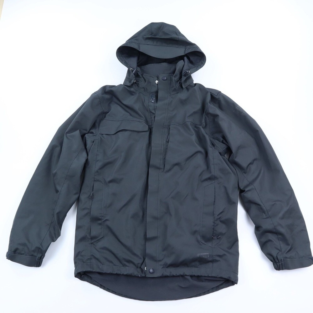 Rei E1 Elements Jacket Men's Small Gray Full Zip … - image 1